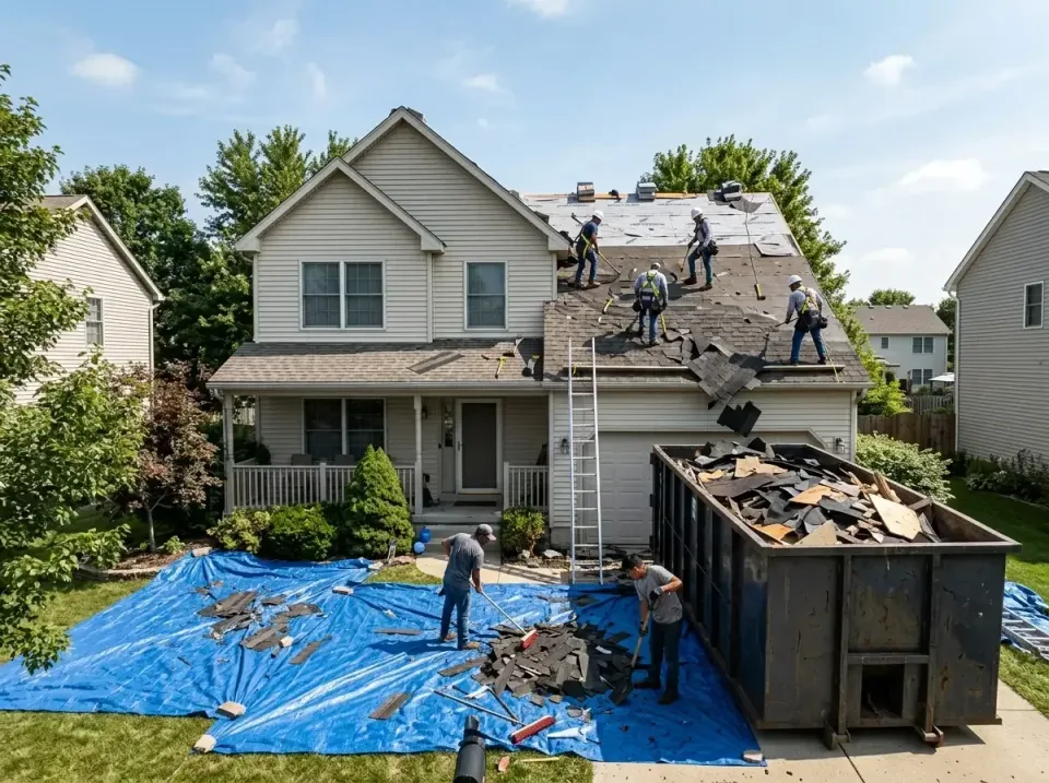 roof-replacement-debris-remova-004 — frequently asked questions, Cheapest Dumpster Rentals in Burnt Mills, MD